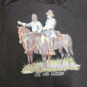 Vintage Lee And Jackson Mens Medium T Shirt Black Stadium Court